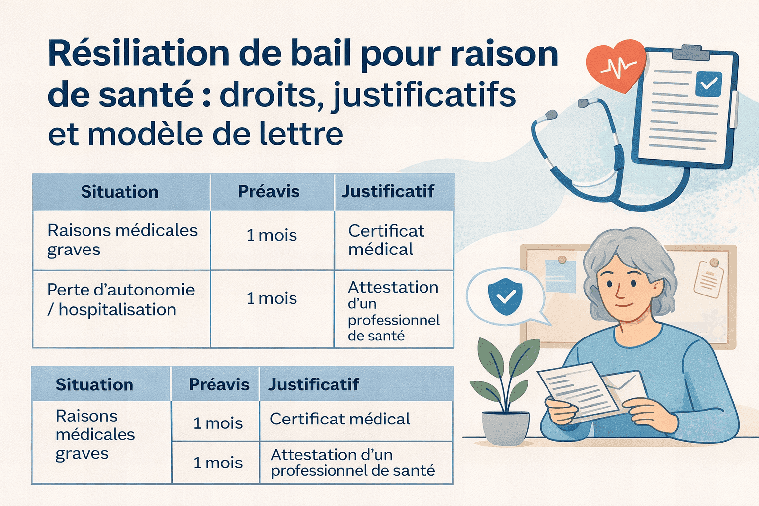 Résiliation de bail pour raison de santé : ce que dit la loi et comment faire valoir tes droits